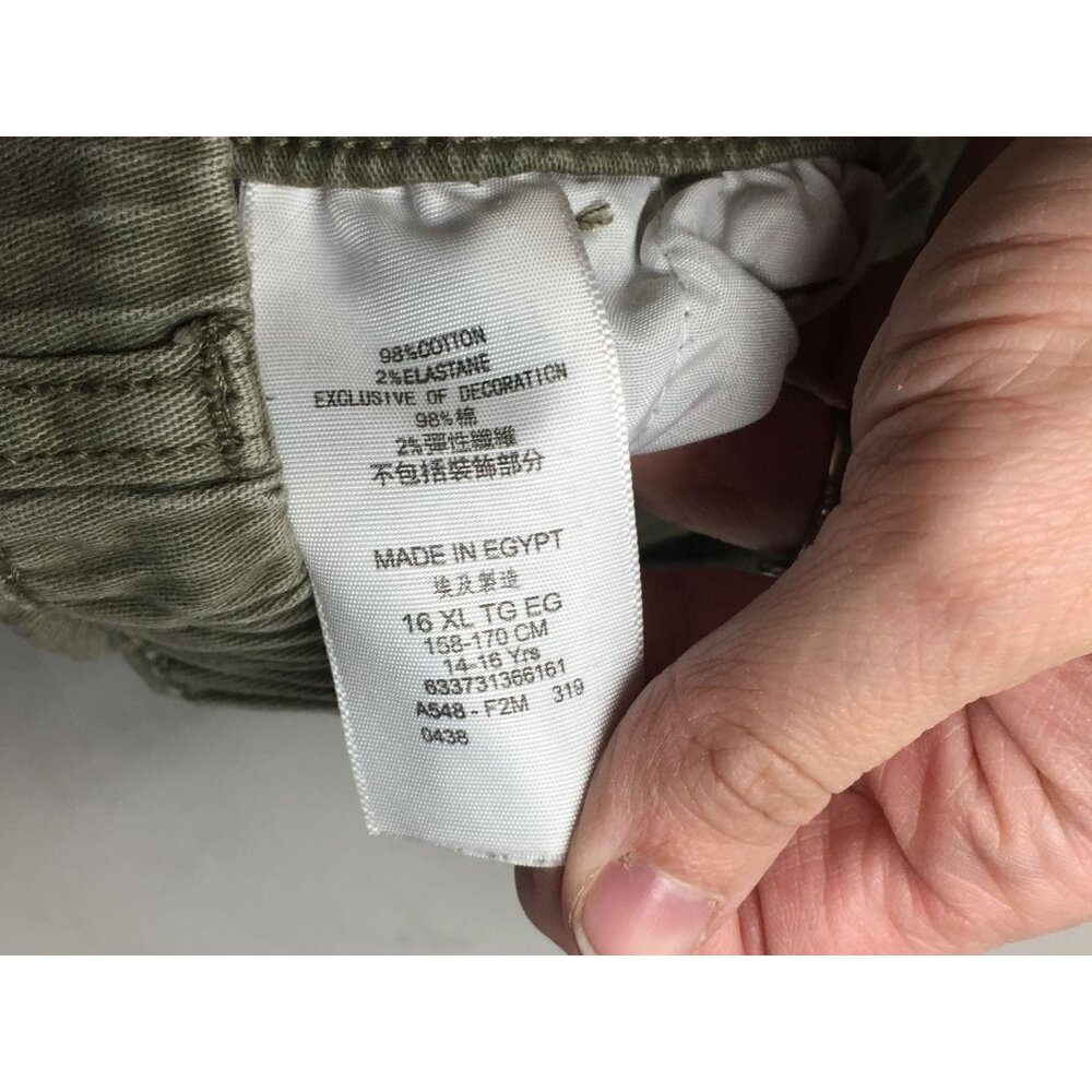 Levi Jogger Pants (Olive Green Color) Size 16XL Juniors/Girls - Picture 5 of 7